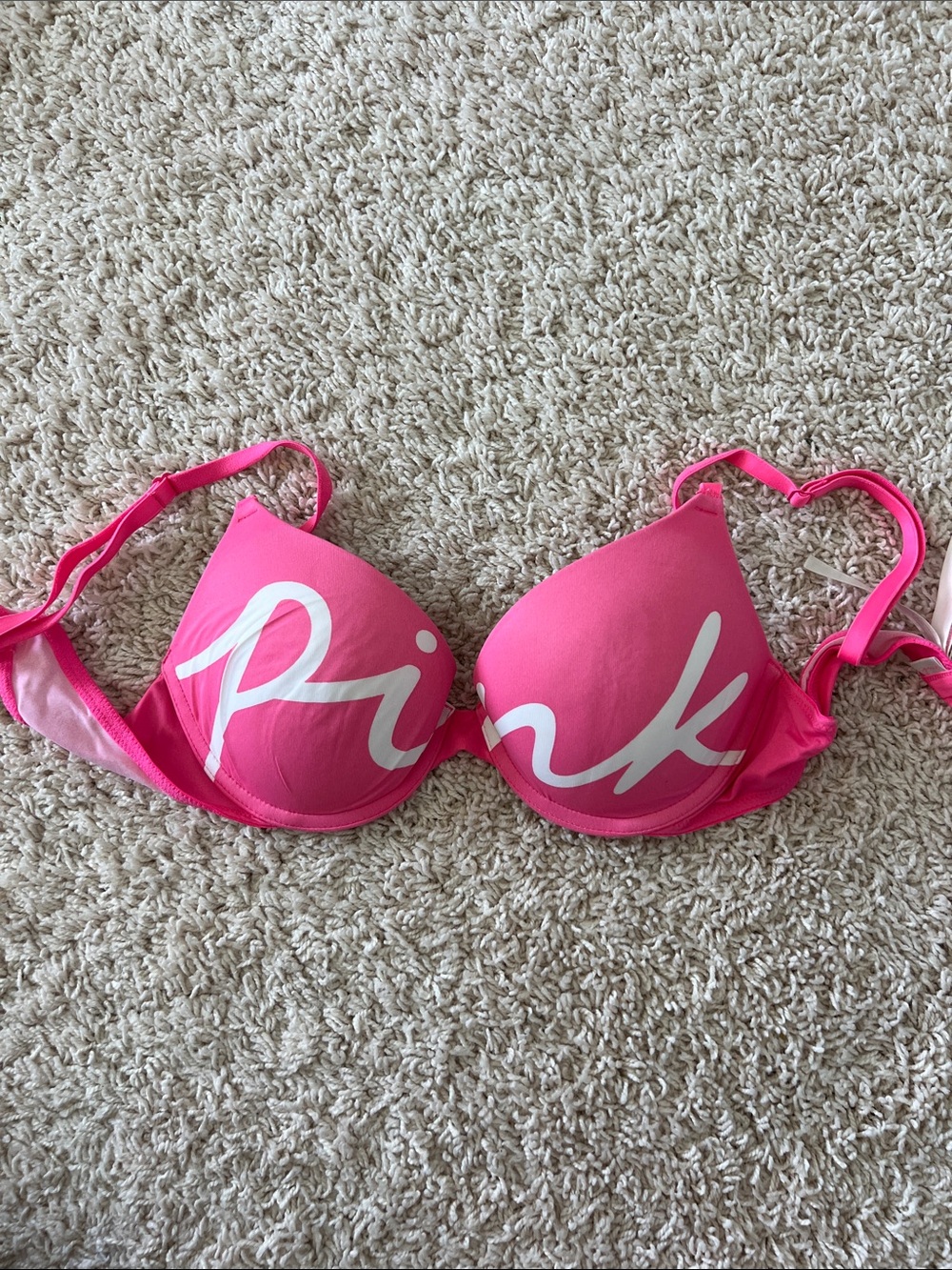 PINK Hot Pink Wear Everywhere Push-Up Bra
